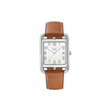 Hermès Cape Cod XL acero esfera opalina y Barenia Hermès Cape Cod XL acero esfera opalina y Barenia
