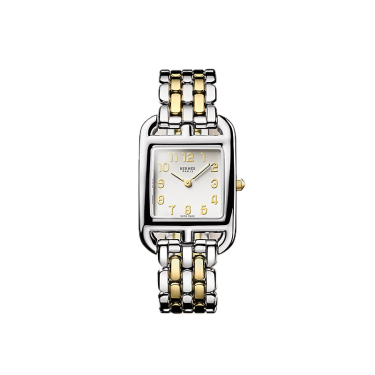 Hermès Cape Cod pequeño bicolor acero y oro 18K Hermès Cape Cod pequeño bicolor acero y oro 18K