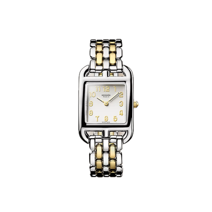 Hermès Cape Cod pequeño bicolor acero y oro 18K Hermès Cape Cod pequeño bicolor acero y oro 18K