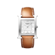 Heure H 34 × 30 mm watch steel with Barenia strap Heure H 34 × 30 mm watch steel with Barenia strap
