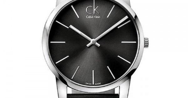 WATCH K2G2 11 STEEL LEATHER CITY CALVIN KLEIN