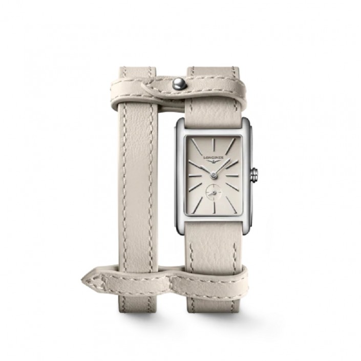 Reloj Acero & Piel beige DolceVita X YVY Longines