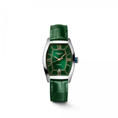 Steel Watch & Green Dial Evidenza Longines