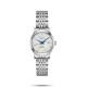 L2321WMP STEEL & NATURAL MOTHER OF PEARL-DIAMONDS 30 MM RECORD LONGINES
