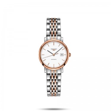 STEEL WATCH & ROSE GOLD PLATED 29 MM THE ELEGANT COLLECTION LONGINES L4310SWG 