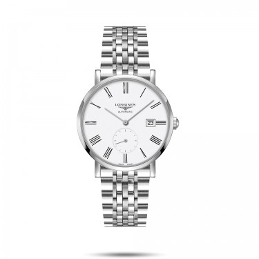 Steel watch white dial The Elegant Collection Longines