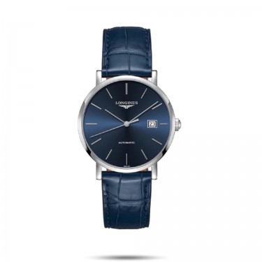 STEEL WATCH & LEATHER-BLUE 39 MM THE ELEGANT COLLECTION LONGINES L4910SL