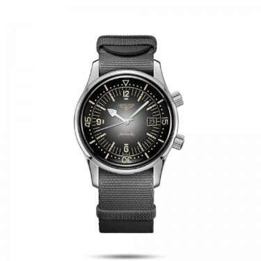 Rellotge acer corretja sintètica grisa Legend Diver Longines