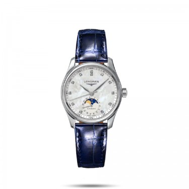 Steel watch and Diamond-Mother-of-Pearl Master Collection Longines