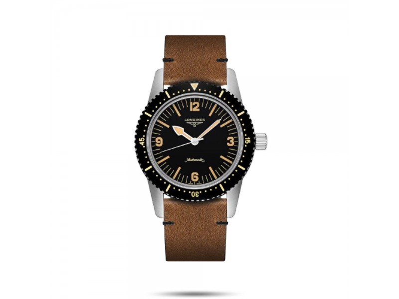 WATCH L2822 STEEL LEATHER 42 MM SKIN DIVER LONGINES