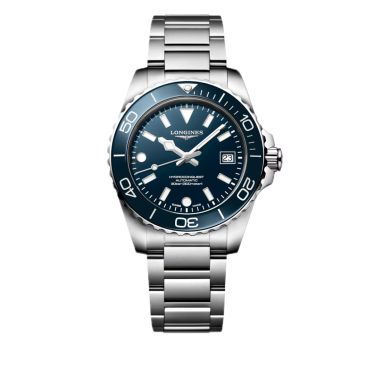 Longines HydroConquest Automatique 39 mm Bleu en acier inoxydable et céramique