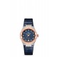 STEEL WATCH & GOLD SEDNA DIAMONDS NATURAL BLUE AVENTURINE DIAL 29 MM COAXIAL MASTER CHRONOMETER CONSTELLATION OMEGA