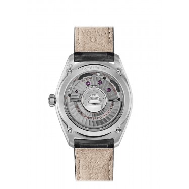 Steel Leather Watch Globemaster Constellation Omega 