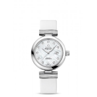 Reloj Acero & Diamantes Piel LadyMatic De Ville Omega