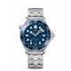 Rellotge acer & esfera blava Seamaster Diver 300m Omega