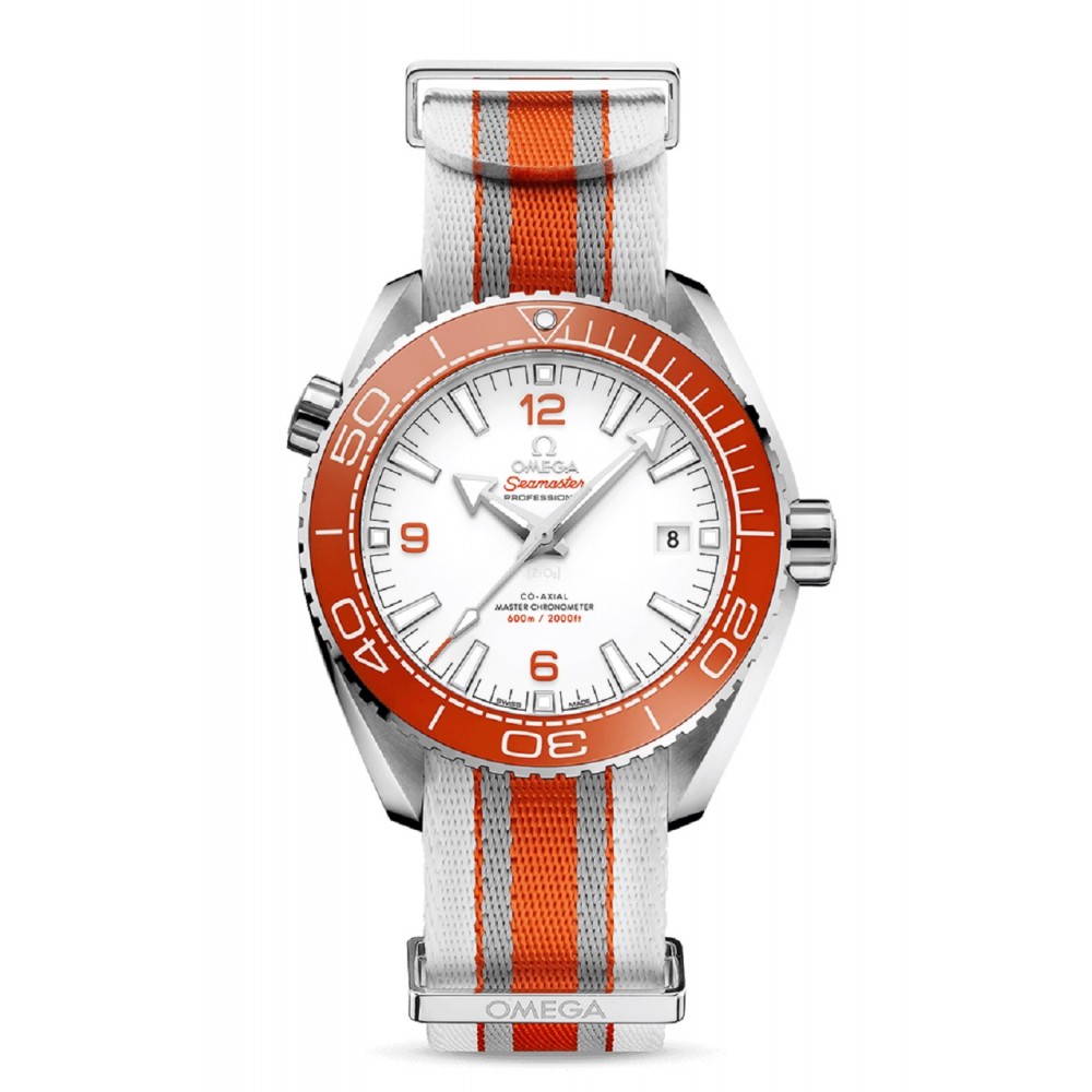 WATCH 21532 STEEL WHITE-ORANGE NATO 44 MM MASTER CHRONOMETER CO