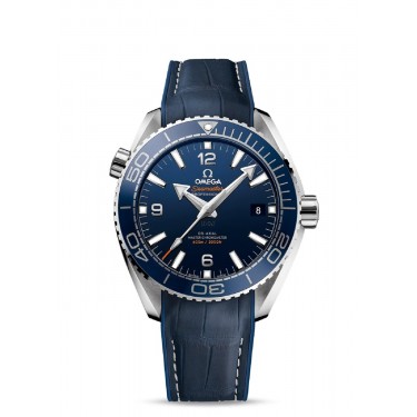 Steel watch with rubber strap 44mm co-axial Master Chronometer Seamaster Planet Ocean 600 M Omega