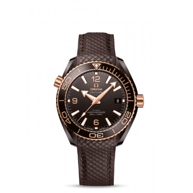 CERAMIC & SEDNA GOLD WATCH-RUBBER 39,5 MM MASTER CHRONOMETER CO‑AXIAL GMT SEAMASTER PLANET OCEAN 600 M OMEGA 21562B 