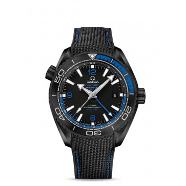 CERAMIC WATCH & RUBBER 45.5 MM GMT MASTER CHRONOMETER CO‑AXIAL SEAMASTER PLANET OCEAN 600 M OMEGA 21592B-B 
