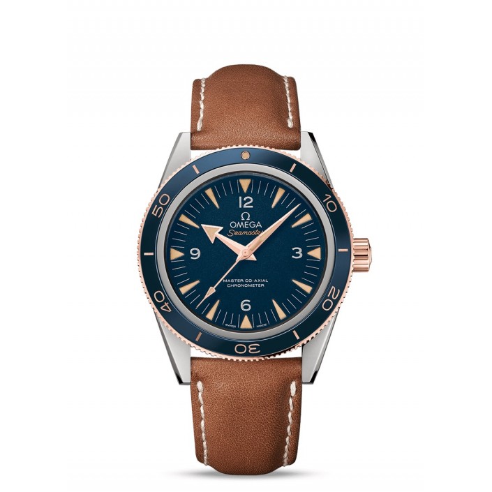 Omega seamaster blue and on sale gold