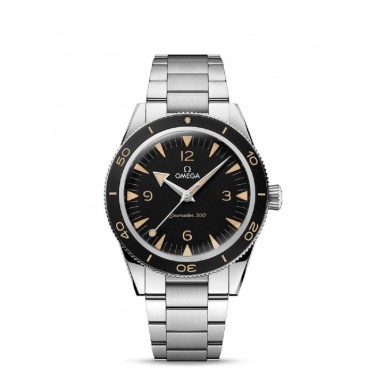 Watch in steel & blue dial Seamaster 300m Omega