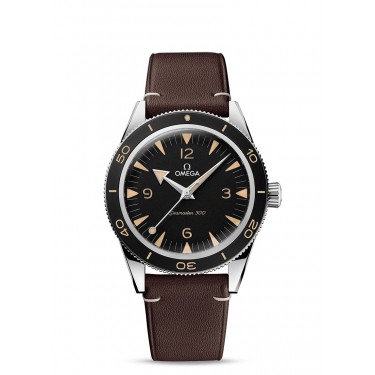 WATCH 23430 STEEL \u0026 BLACK 41 MM MASTER CHRONOMETER CO-AXIAL SEAMASTER 300 M  OMEGA