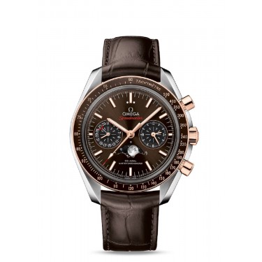 STEEL WATCH & LEATHER 44.25 MM  MASTER CHRONOMETER MASTER CHRONOMETER CO‑AXIAL MOONPHASE CHRONOGRAPH SPEEDMASTER OMEGA 30423BR 