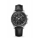 31032 STEEL & BLACK-LEATHER-SAPPHIRE 42 MM MASTER CHRONOMETER CO-AXIAL CHRONOGRAPH SPEEDMASTER NEW MOONWATCH PROFESSIONAL OMEGA