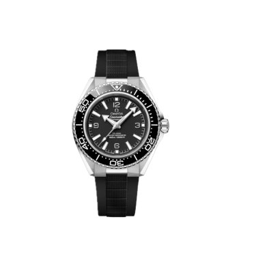 Rellotge Model Seamaster Planet Ocean 600M 42 mm — Acer amb corretja de cautxú negre