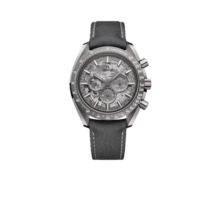 Watch Speedmaster Dark Side of the Moon 44.25 mm — Grey ceramic & nylon fabric strap