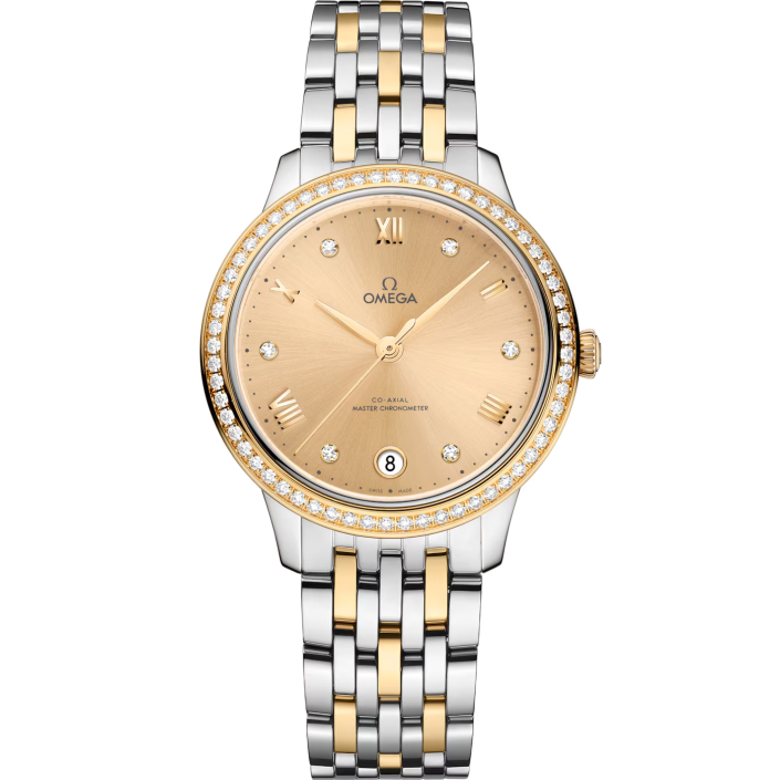 Montre OMEGA De Ville Prestige 34 mm acier & or jaune