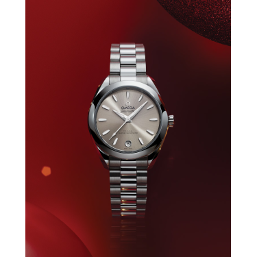 OMEGA Seamaster Aqua Terra 30 mm watch steel, sand dial
