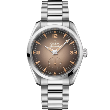 Montre OMEGA Railmaster 38 mm acier, cadran beige dégradé