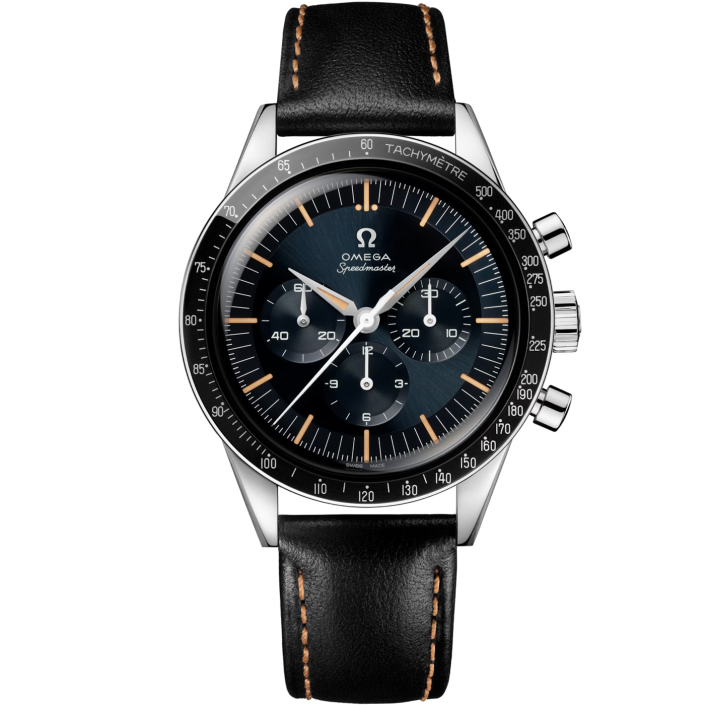 Montre OMEGA Speedmaster First OMEGA in Space 39,7 mm acier & cuir