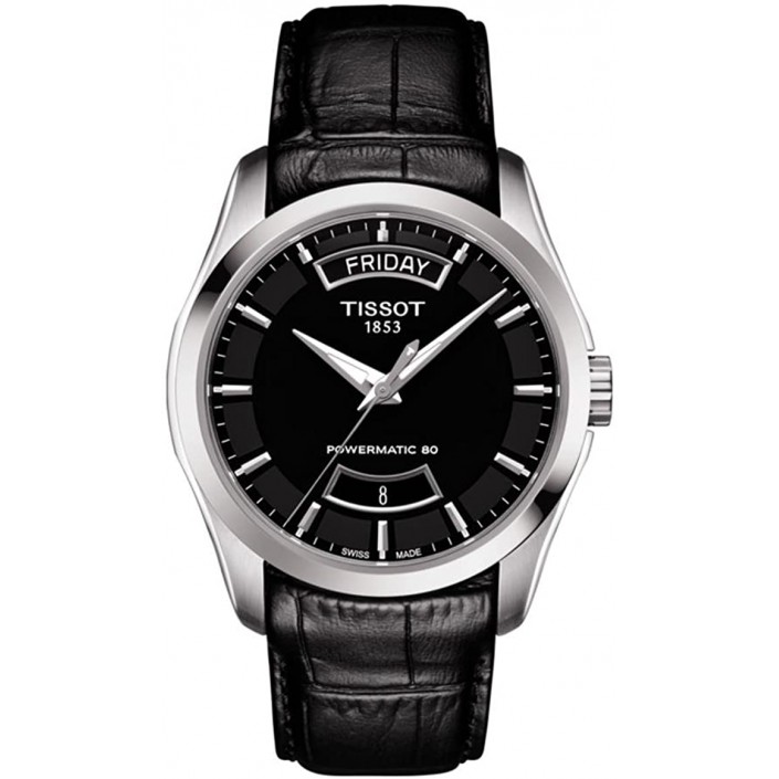 COUTURIER POWERMATIC 80 LEATHER STRAP TISSOT 
