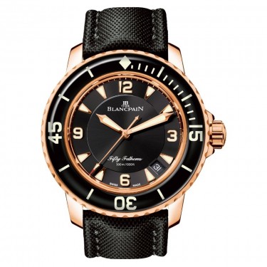 RED GOLD WATCH & BLACK FIFTY FATHOMS BLANCPAIN 5015 