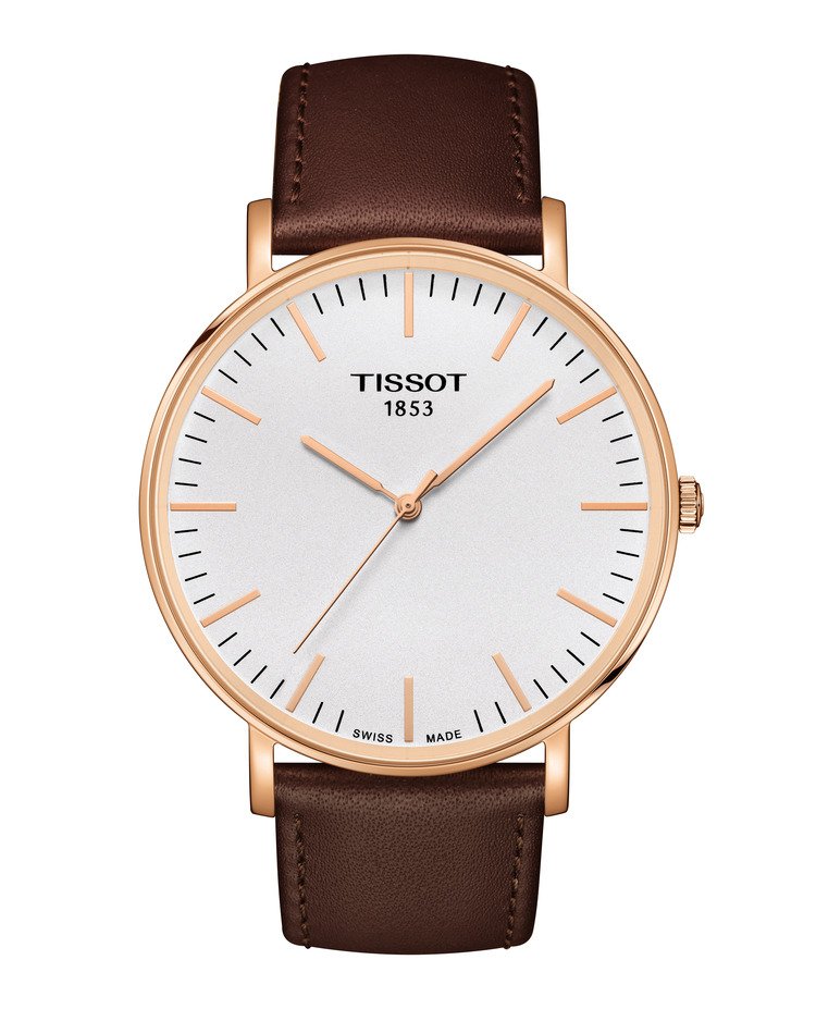 WATCH T1094SPVDL STEEL PVD ROSE GOLD WHITE DIAL 38 MM EVERYTIME