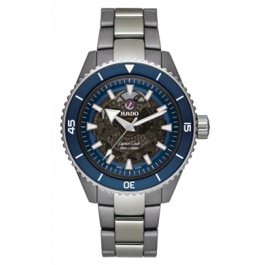 Rellotge Ceràmic Hi-Tech Gris & Blau Captain Cook Rado