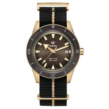 Rellotge Bronze Marró & Nato Captain Cook Rado