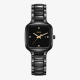 Rado True Square Diamonds Black Ceramic Watch 29.2mm