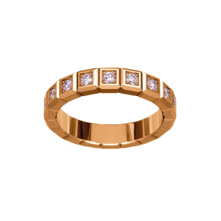 Bague Chopard Ice Cube - Diamants Carrés