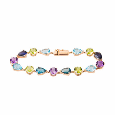 SUISSA Amethyst Peridot Bracelet JBR28-1
