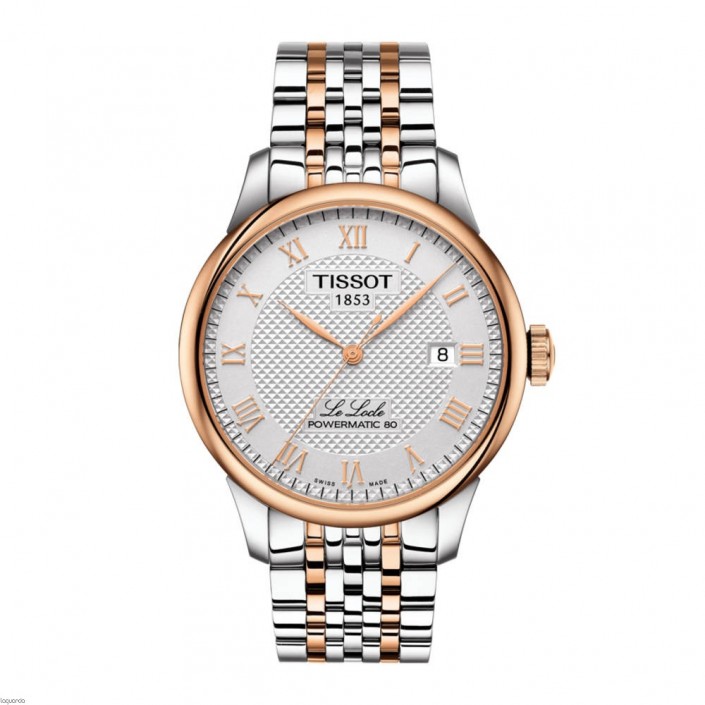 WATCH T0064SB STEEL PVD ROSE GOLD WHITE DIAL 39.30 MM AUTOMATIC