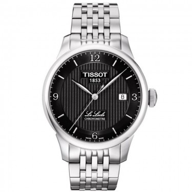 Steel watch & black dial 39.50 mm automatic Le Locle Tissot