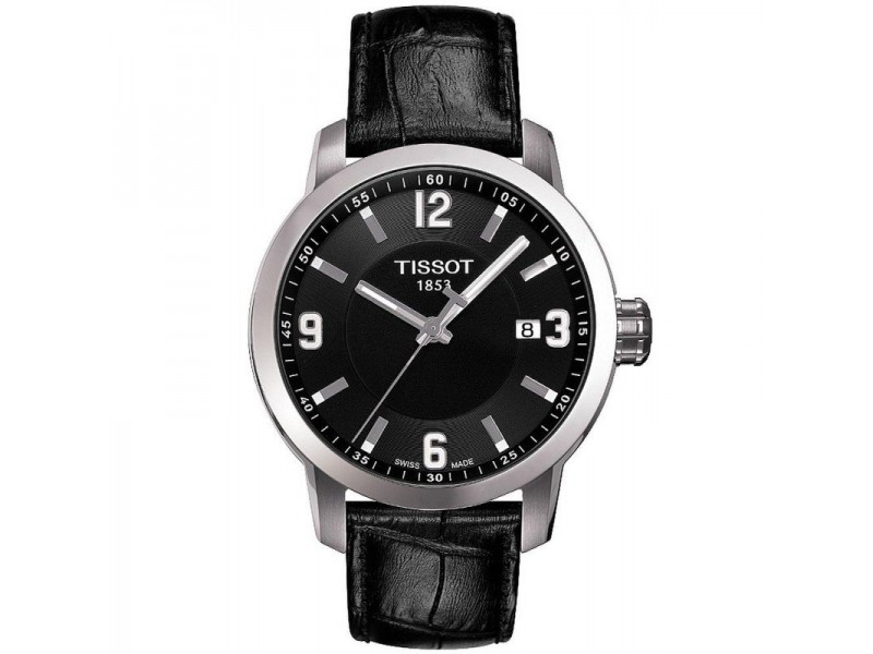 t0054sbl steel rubber black dial 39 mm quartz prc 200 tissot