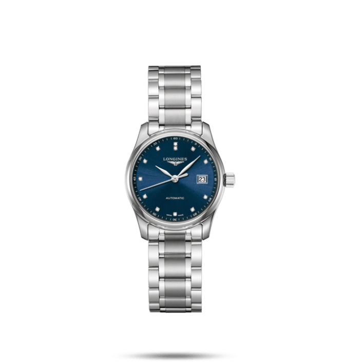 WATCH L2257B STEEL DIAMONDS BLUE DIAL 29 MM MASTER COLLECTION LONGINES