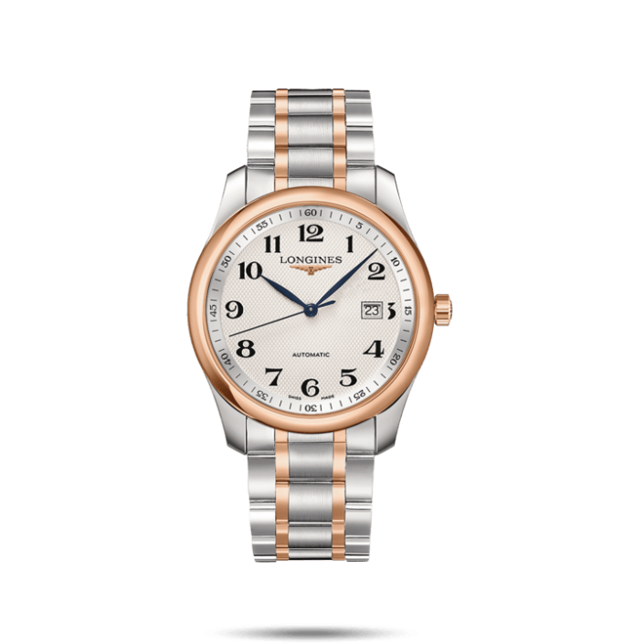 L2793W STEEL & PVD ROSE GOLD-SILVER DIAL 40 MM MASTER COLLECTION LONGINES
