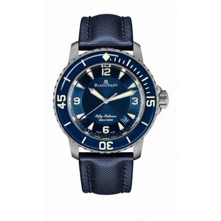 TITANIUM WATCH BLUE FIFTY FATHOMS BLANCPAIN 5015