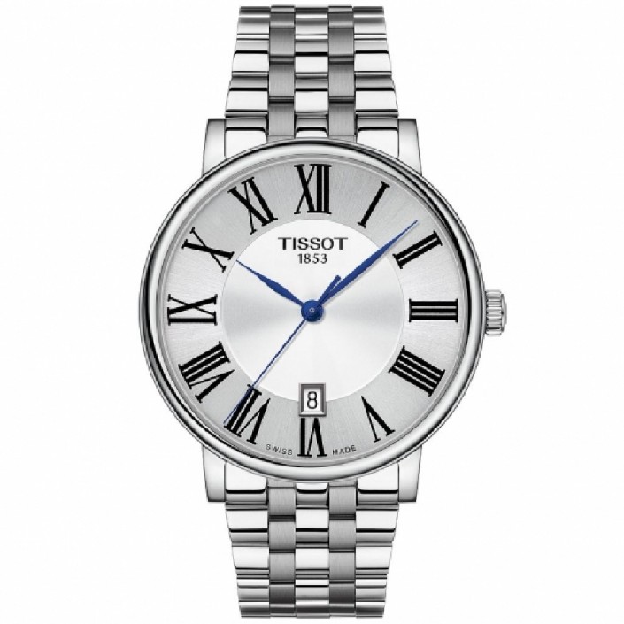 T1224SS STEEL & SILVER DIAL 40 MM AUTOMATIC CARSON TISSOT