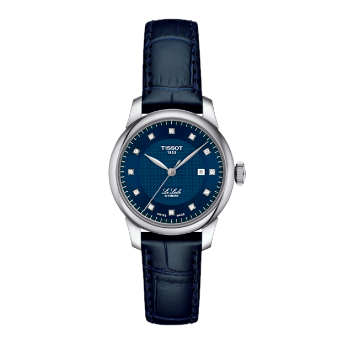 Tissot Le Locle 29 mm esfera azul diamantes